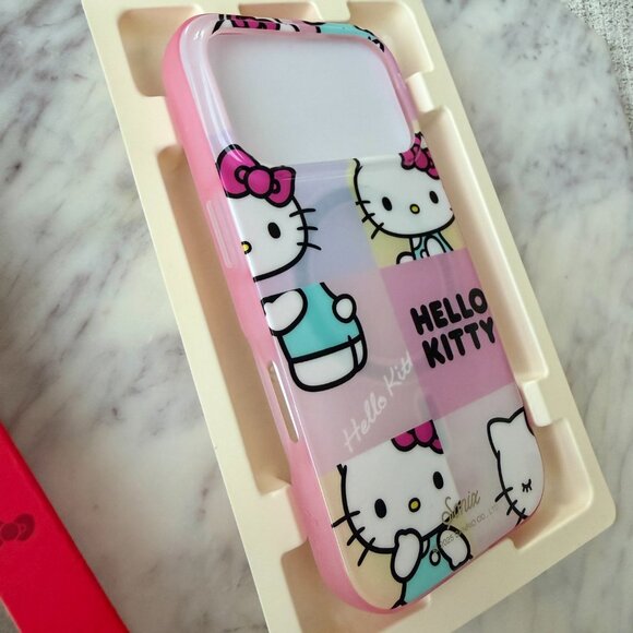 🎀 SONIX Hello Kitty Grid Case for iPhone 17 Pro w/ MagSafe PINK - Picture 2 of 3